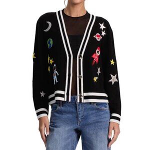 Alice and Olivia Bradley Space Staceface Cardigan